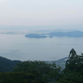 北比良峠からの琵琶湖🙌