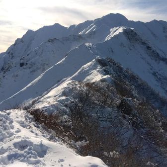 象ヶ鼻より天狗ヶ峰 剣ヶ峰