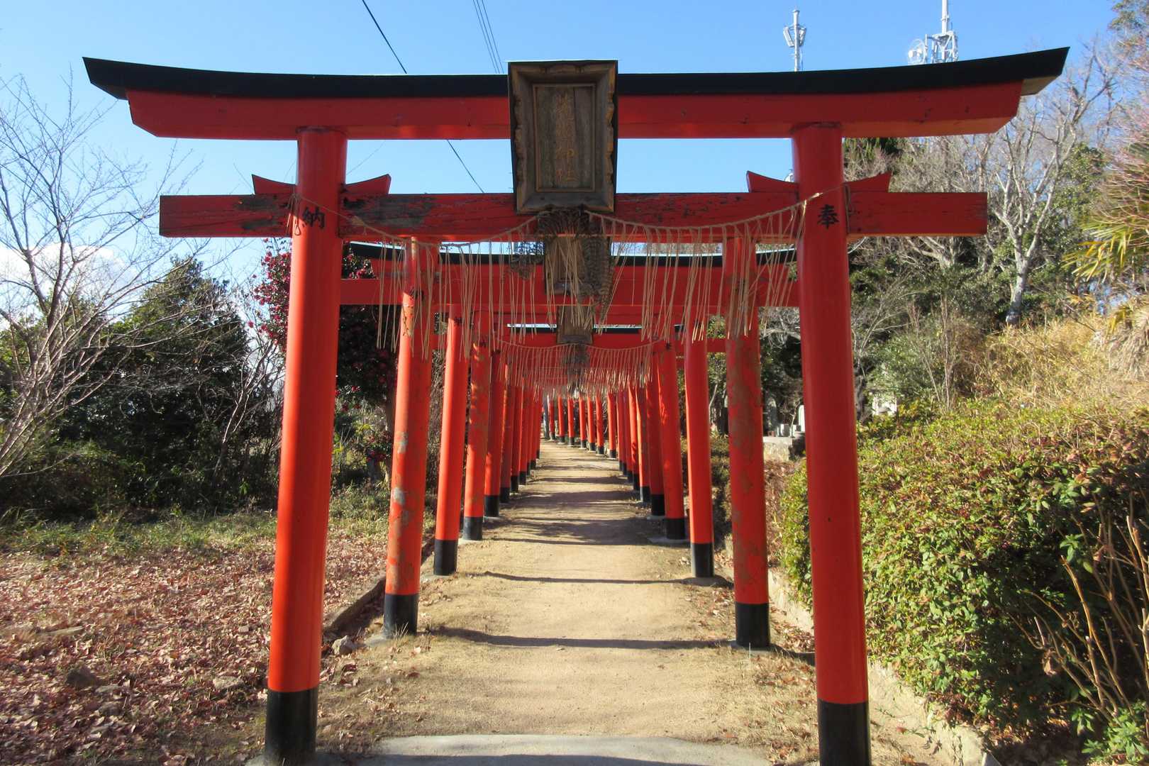 荒熊神社参道