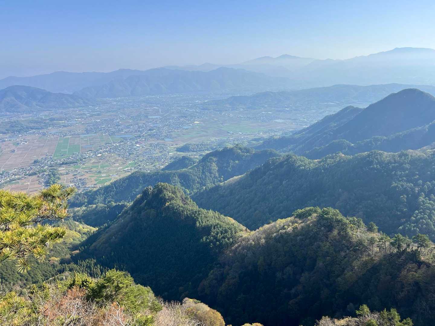 独鈷山 往復コースの写真