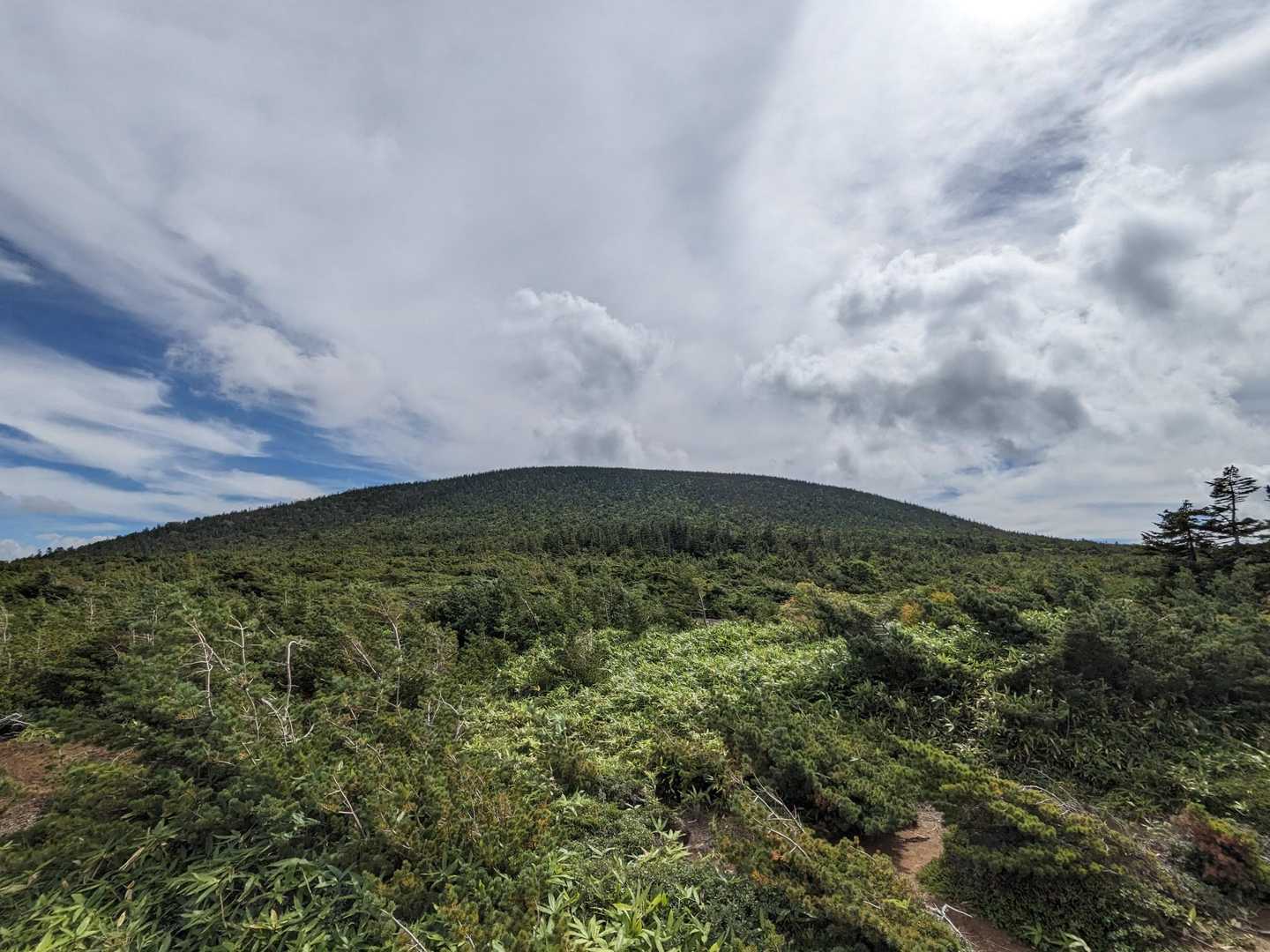 振り返って東吾妻山⛰️