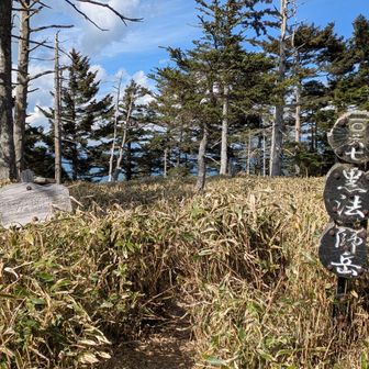 ぎゃぁ～～急登登って「黒法師岳」山頂まであと少しのとこで両太ももがつって歩けない！
ビビったけど塩タブレットいっぱい食べたら歩けるようになりました

金曜日にテント泊の準備しながらNHKの「チコちゃんに叱られる！」で「足がつるって？」を見てたぞ。
