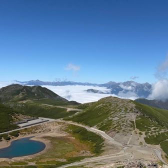 富士見岳からの槍、穂高
あっち側もに行ってみたくなる