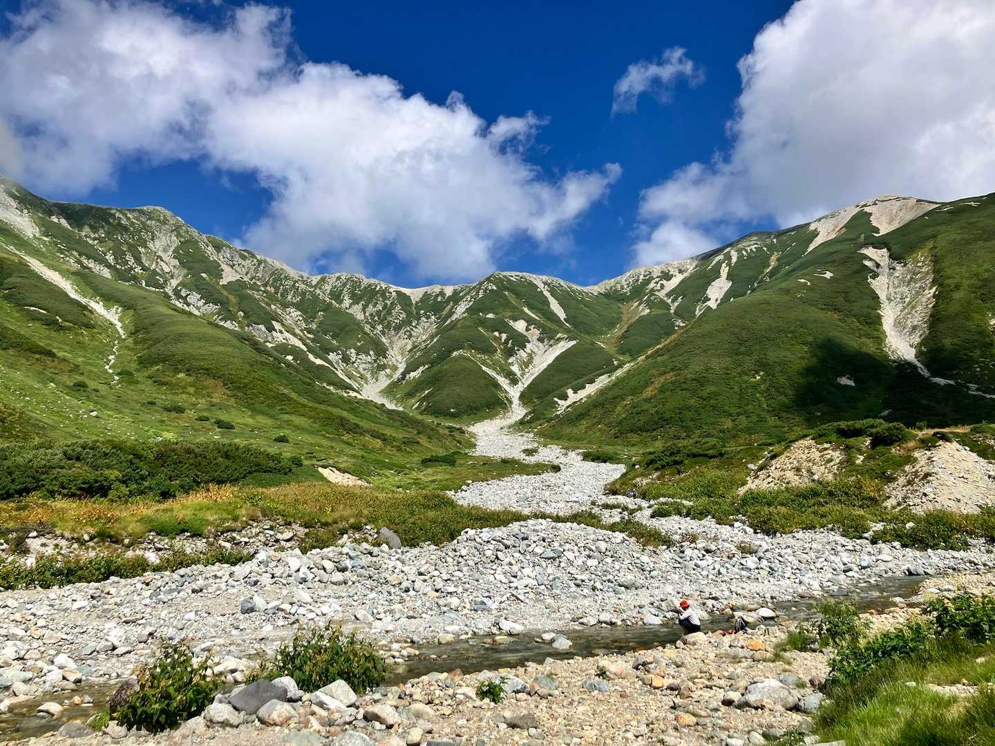 縦走路遠景