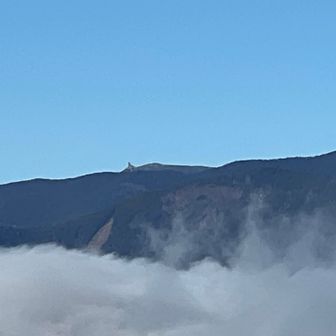 五丈岩が覗いてます🤭