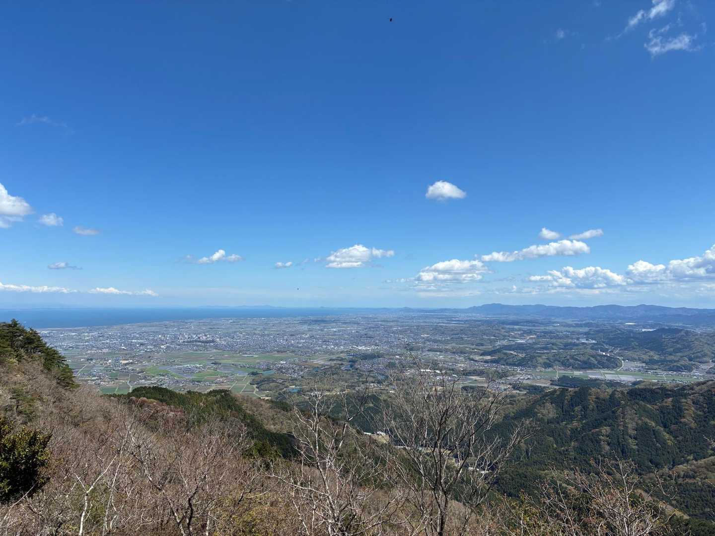 観音岳山頂から👍