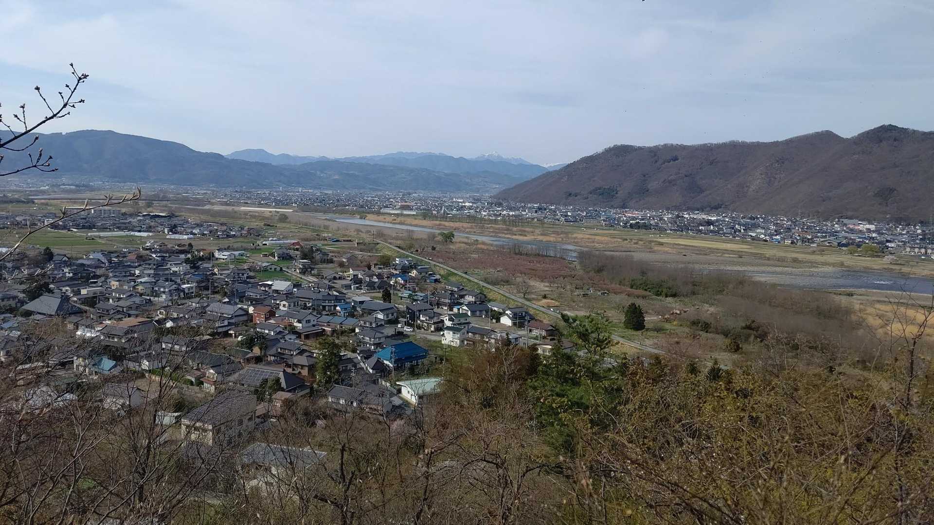 八王子社から長野市方面📸