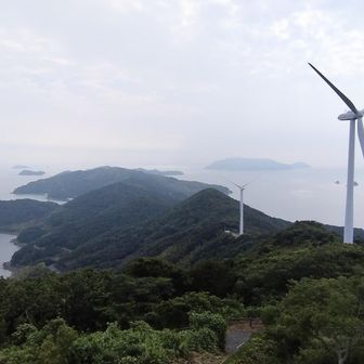 祝島方面。
