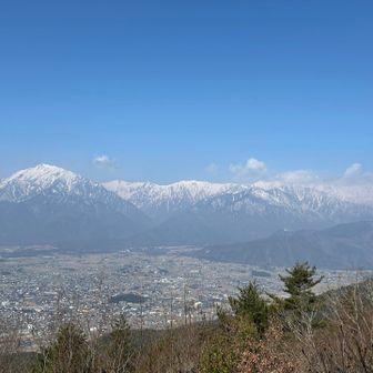 今日はどこも霞んでますね