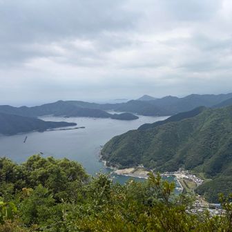 石槌山　より。