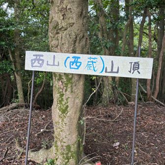 西山⛰️到着　