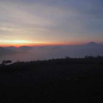 この光景が今回の山行の目的だった