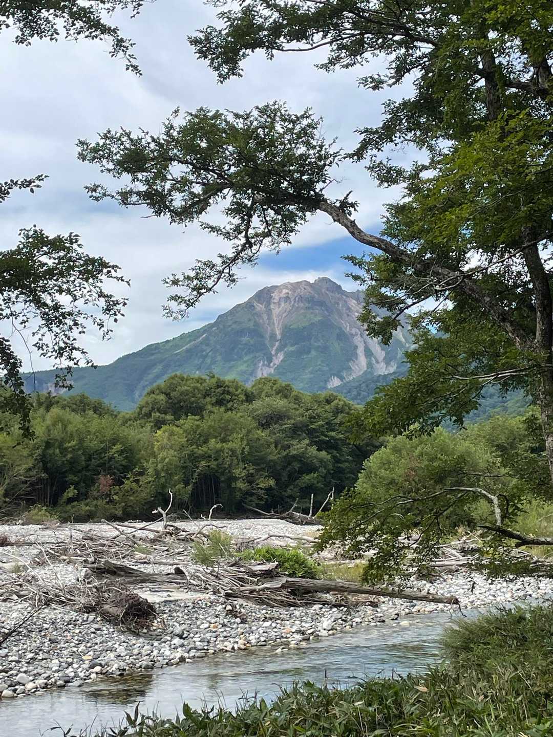 6月に登った焼岳