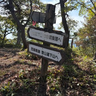 下山は西御殿跡方面へ
