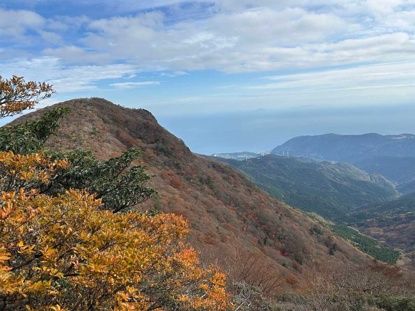 天城縦走登山口-万二郎岳-石楠立-万三郎岳 往復コースの写真