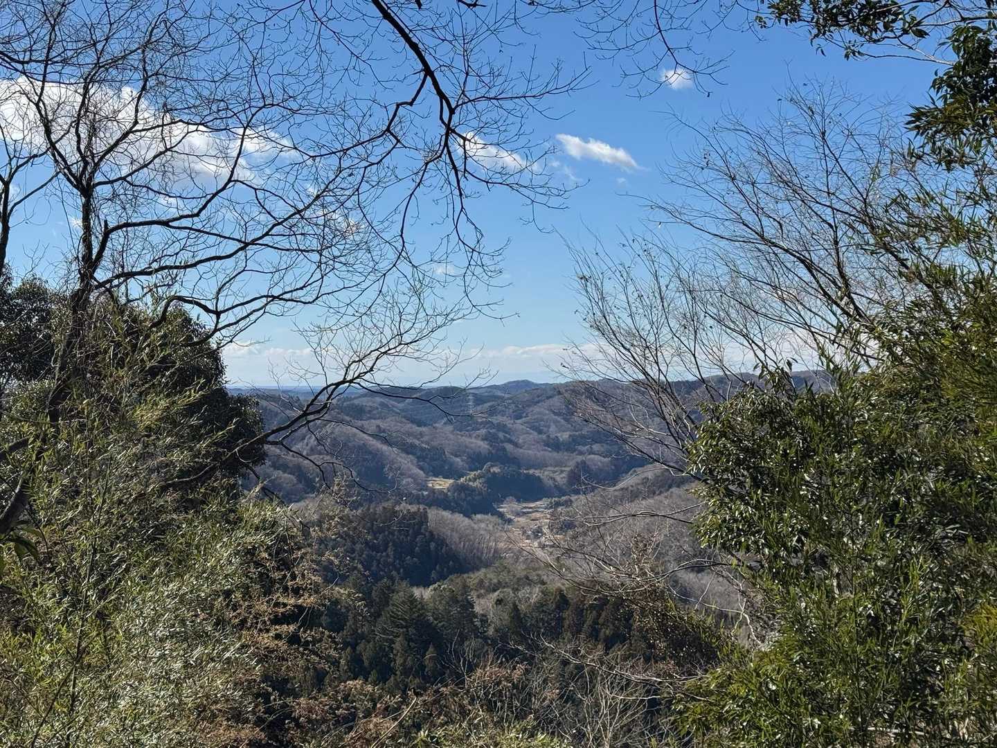 時折里山の絶景も。