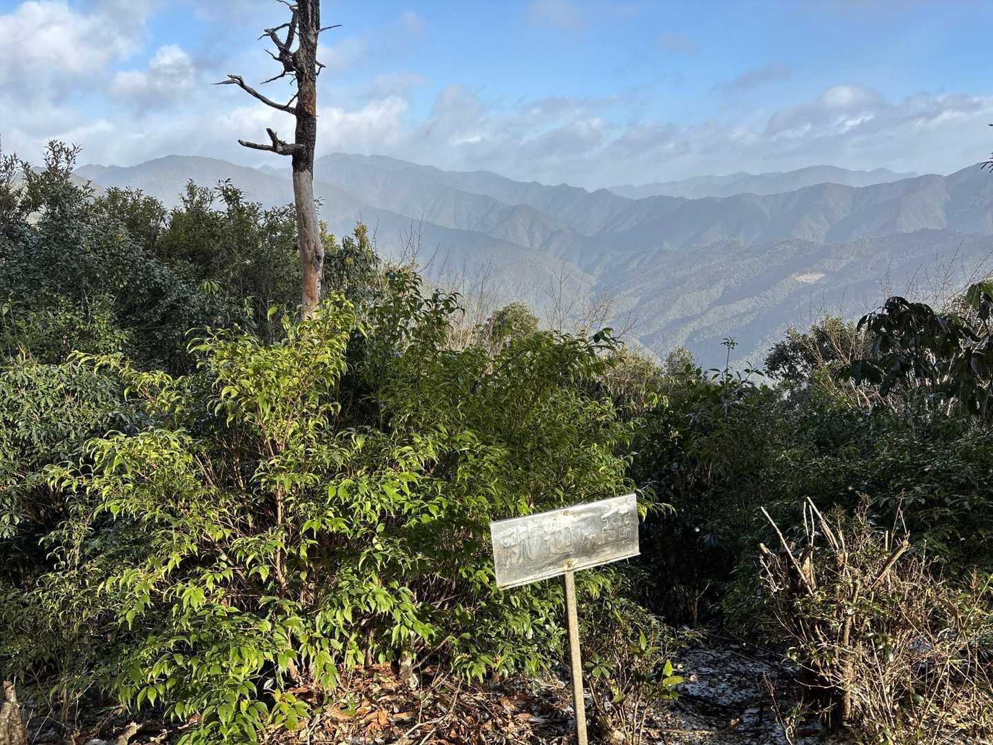 釈迦ヶ岳登山口-釋迦ヶ岳 往復コースの写真