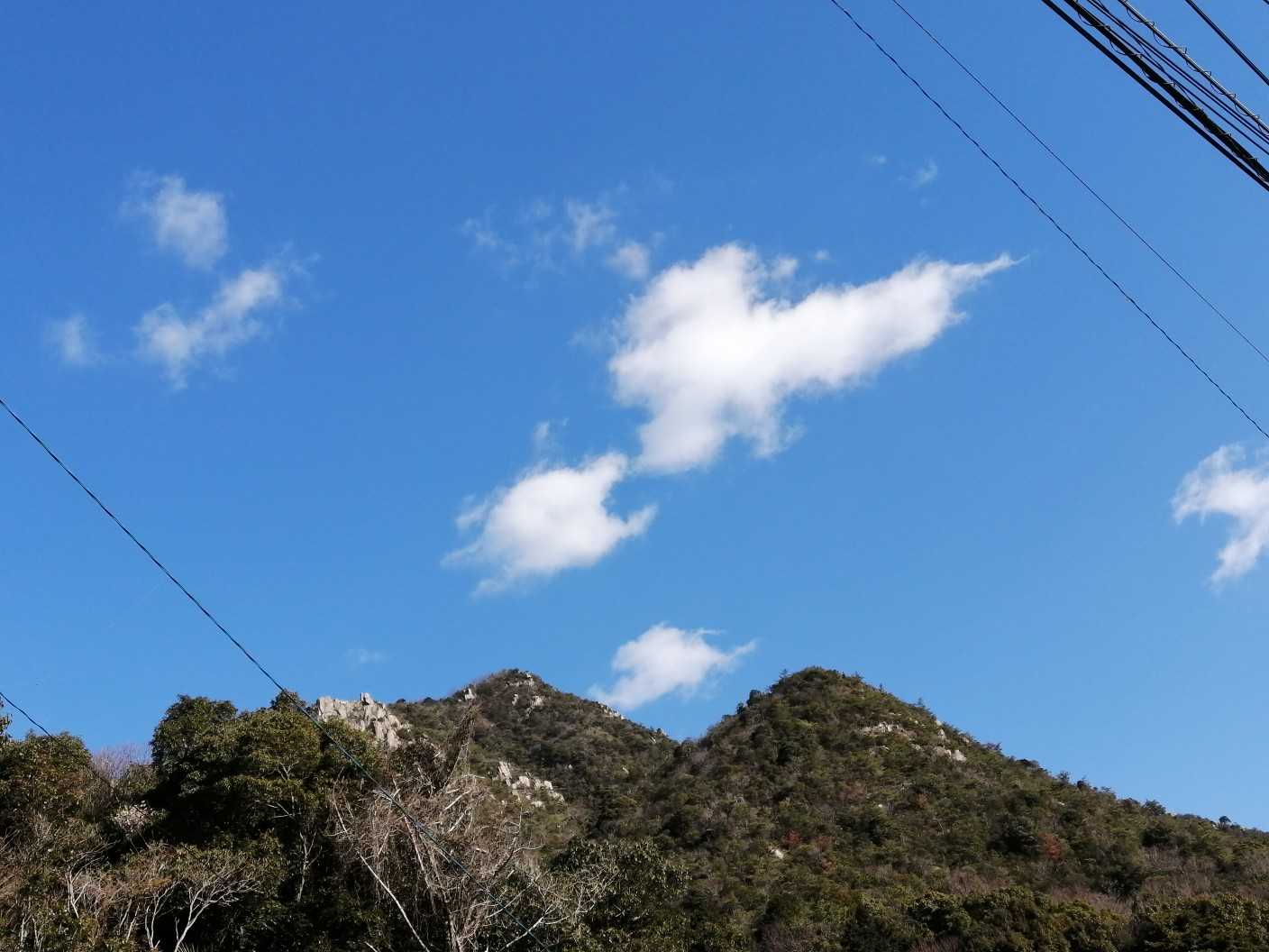 青い空と良い山！