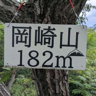 岡崎山プレート
Uターンします。

権現堂山頂まで戻ってきたが　柴犬　山の中入って出てこない。

佐野市内の保護団体にメール連絡して、なんとかできないのかお願いしてます。保護してくれたら超嬉しいのだが、、、