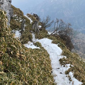 今年最後を堪能して下山します❗️🖐️