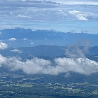 穂高連峰と槍ヶ岳😍