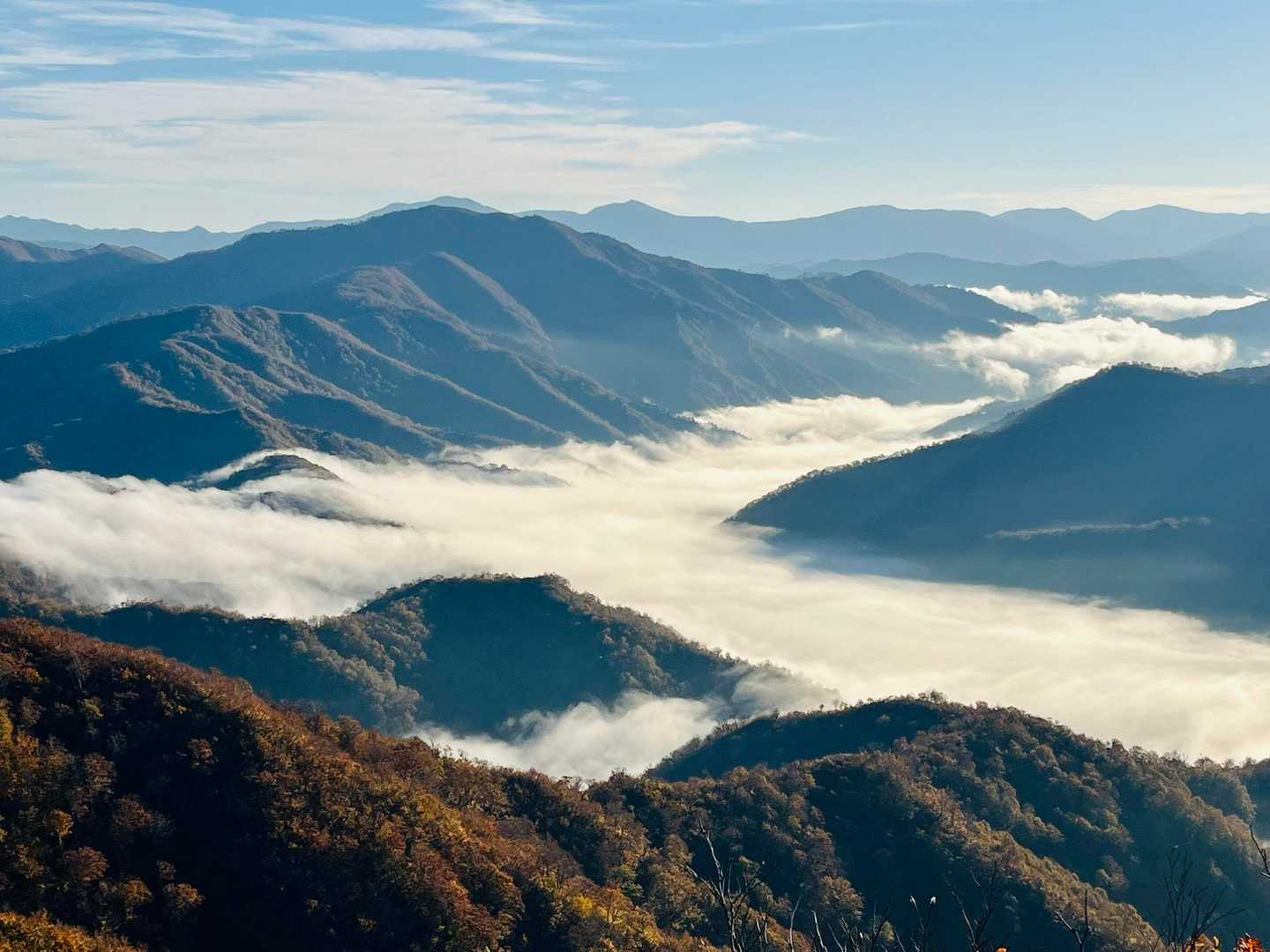 明神峠から