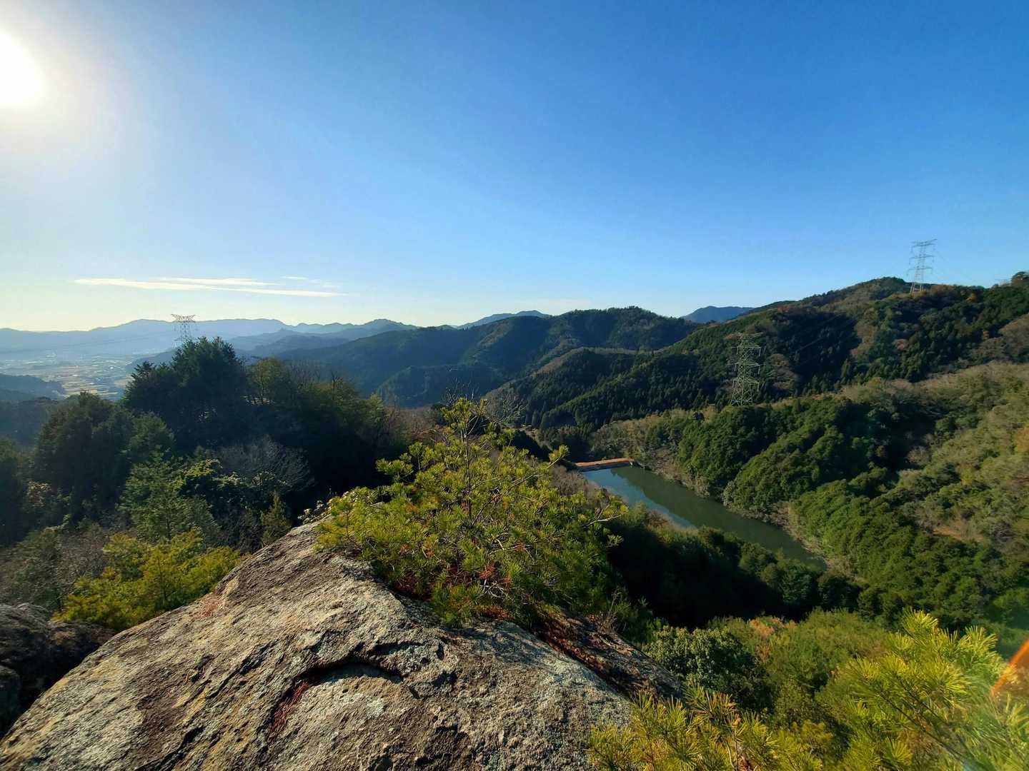 明剣岳-三角点山-明神山 周回コースの写真