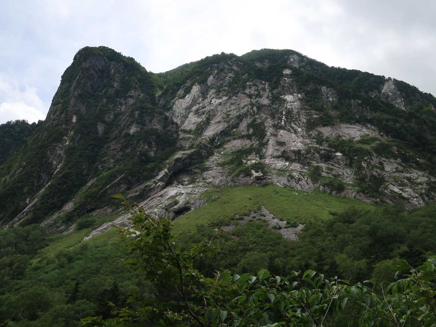 屏風岩を見ながら、