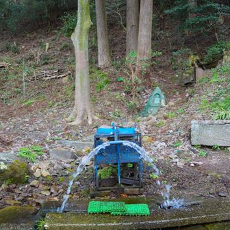 昔、ここにめっちゃ水汲みにきてた