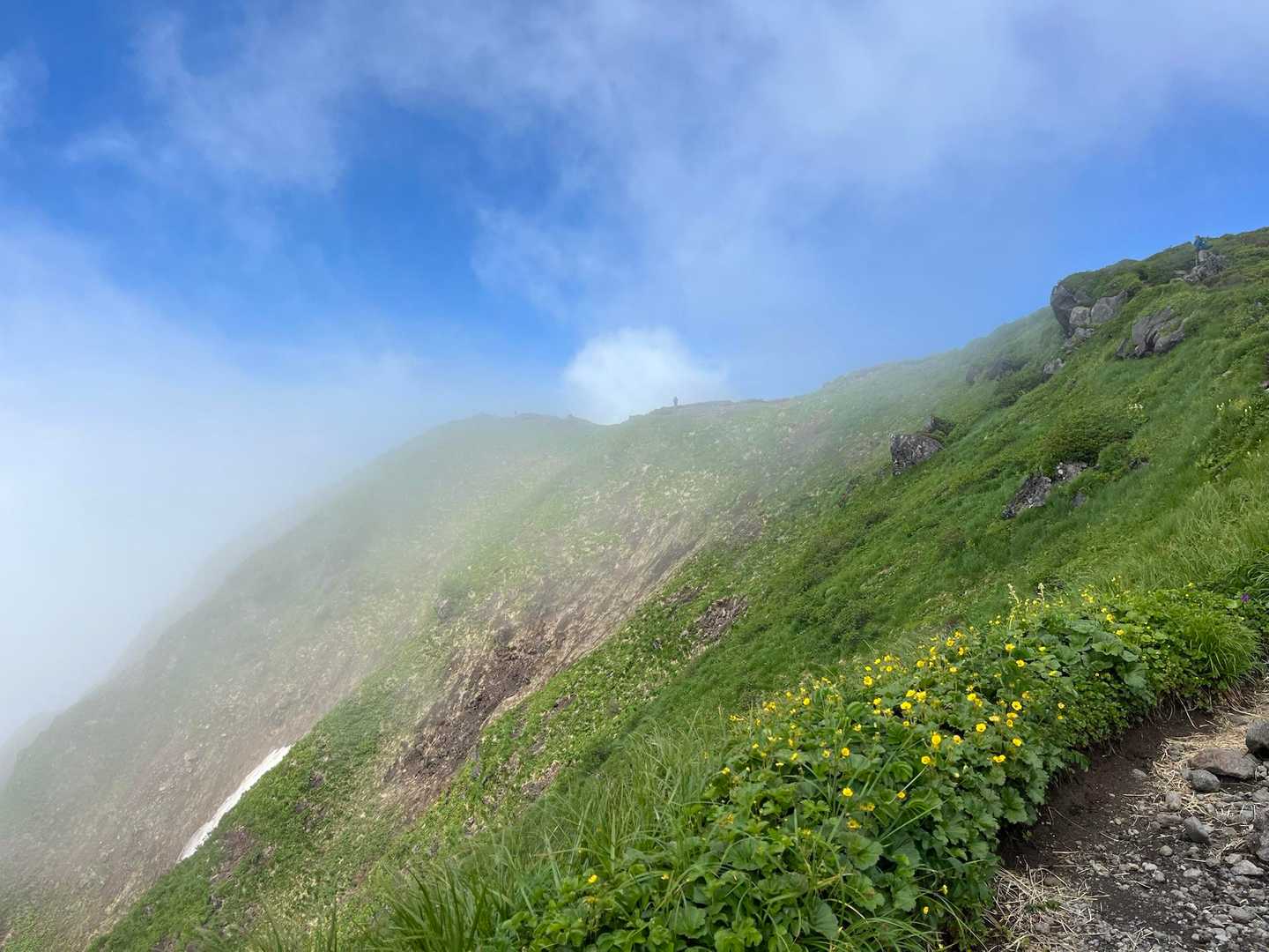 秋田駒ケ岳八合目登山口-横岳-駒池 周回コースの写真