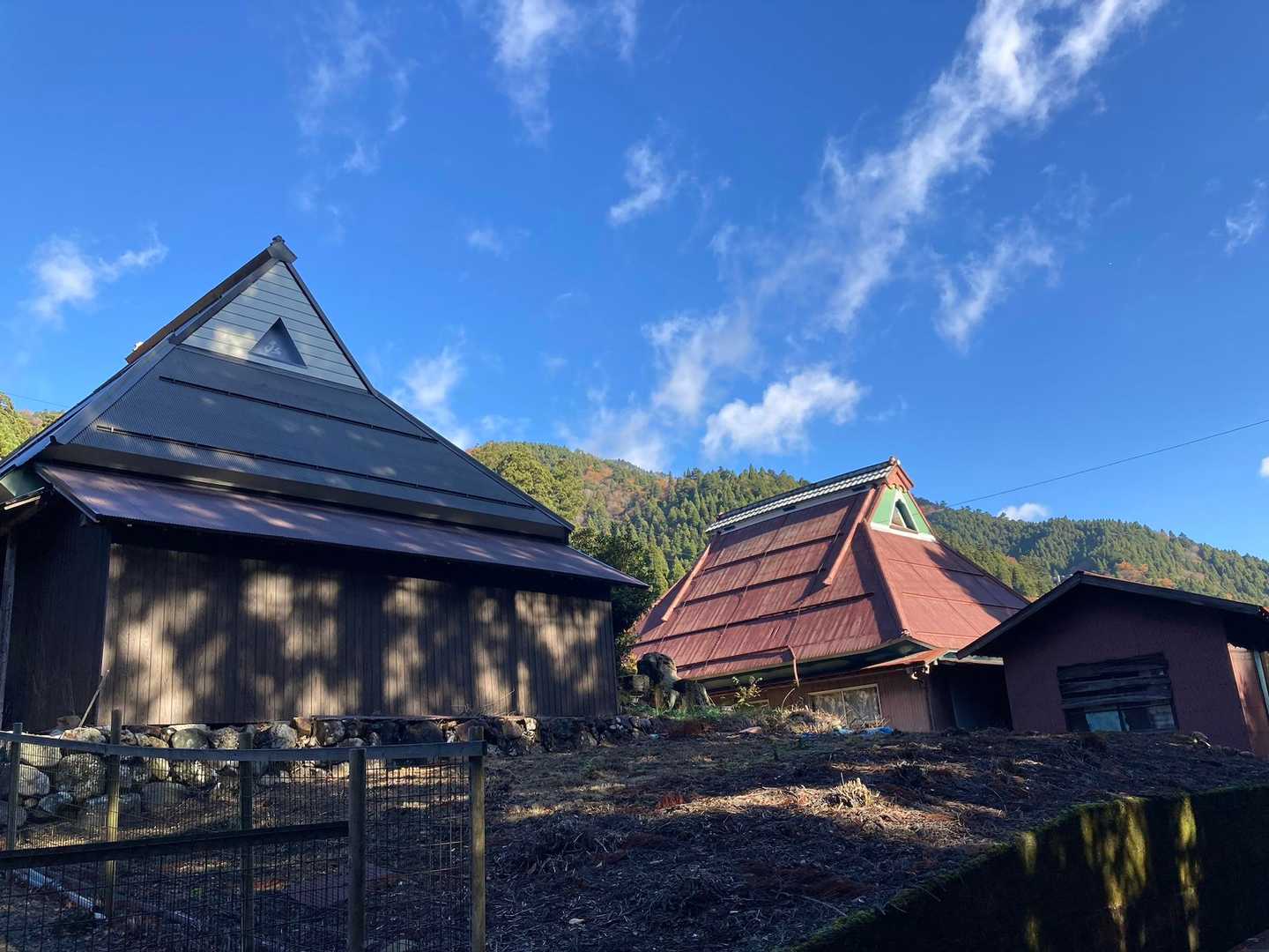 こんな家が並ぶ君ヶ畑町