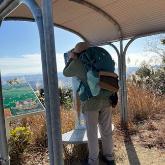 息子よりはしゃいで望遠鏡を覗き込んでます😆