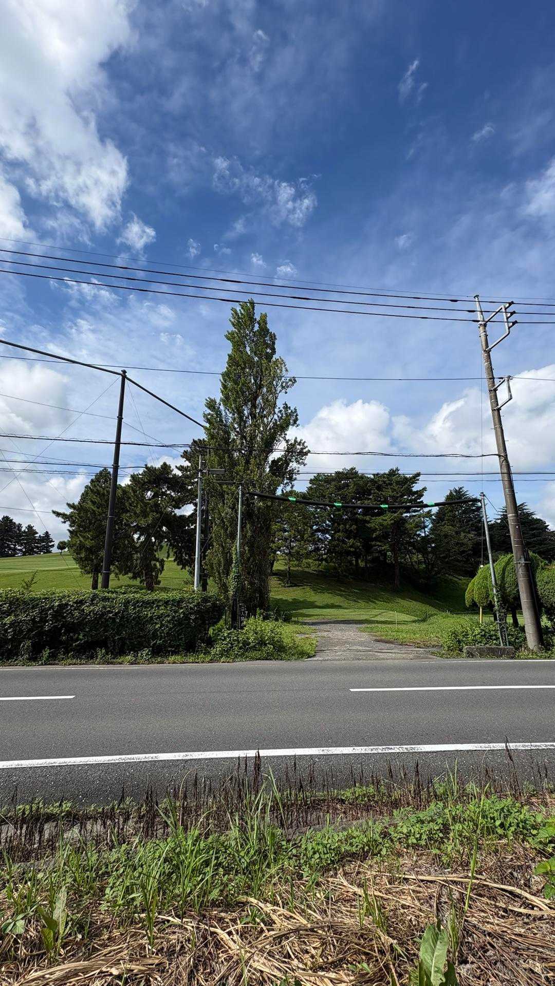少し車道沿いを歩きます
東京国際カントリークラブ⛳️