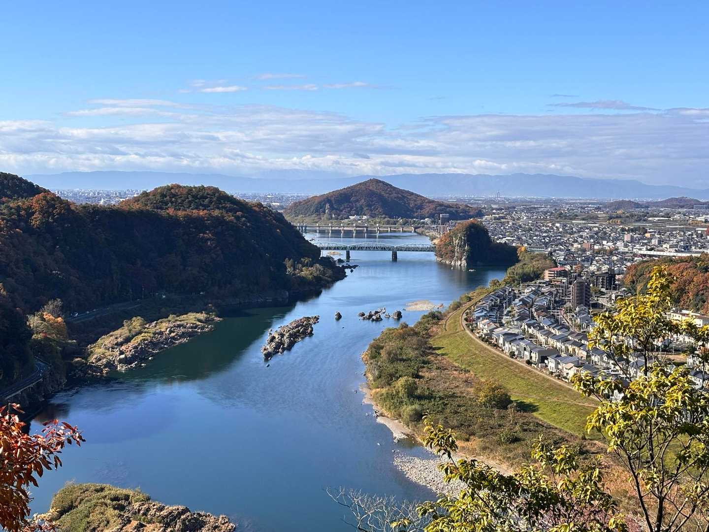 寂光院-継鹿尾山-石原登山口-大平山 縦走コースの写真