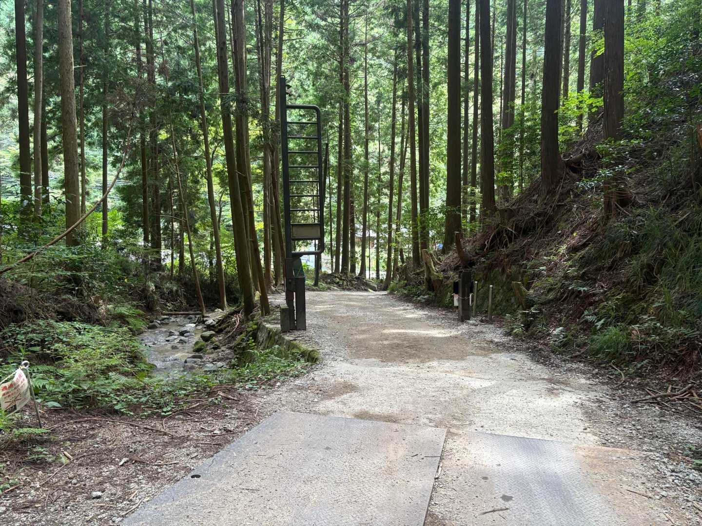 百ヶ辻に到着
下山中は何回もトラックとすれ違いました。
今日はここまで。