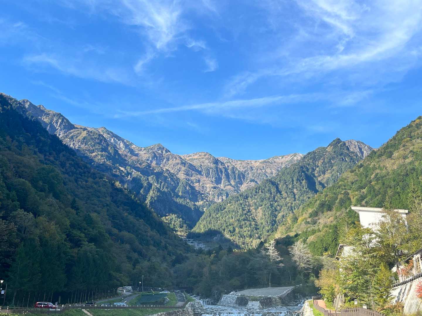 前泊の日はいい天気でしたが！