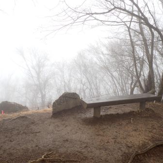 山頂は誰もいません。