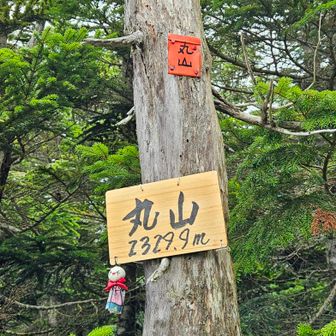 丸山・山頂
展望は、有りません

てるてる坊主に、ほっこり  ～　🤗
