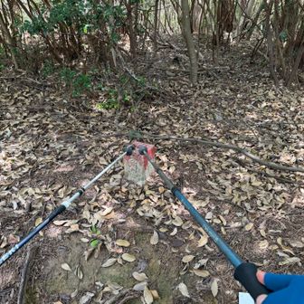 大滝山三角点タッチ