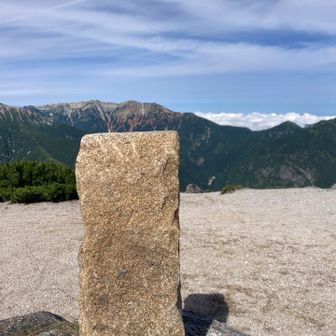 ここ？南沢岳です
