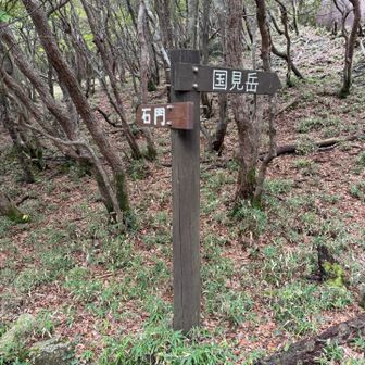 国見岳へ急いで向かう