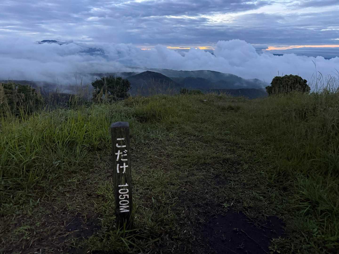 すぐに子岳　雲海が良き
ひらがな表記👍