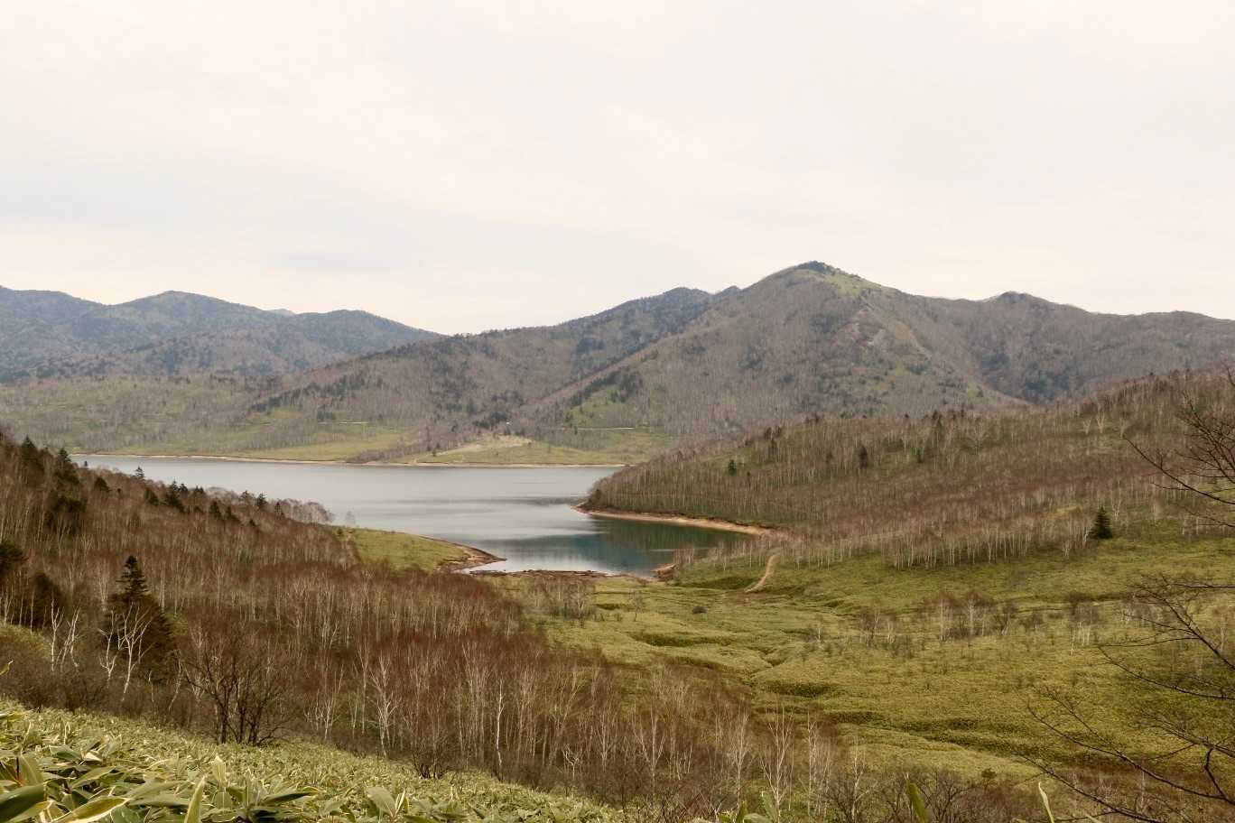 野反湖と最初に登った⛰八間山