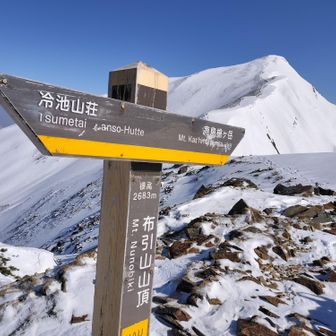 夏季なら何てことない布引山の登りがなかなかキツかった。