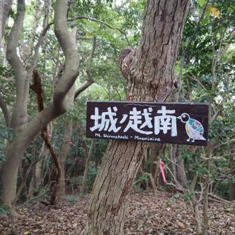 ③城ノ越山南峰