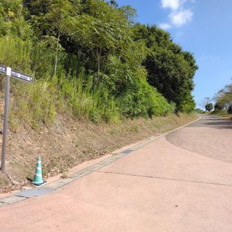 半高山古戦場多目的広場駐車場から登りまーす🙋