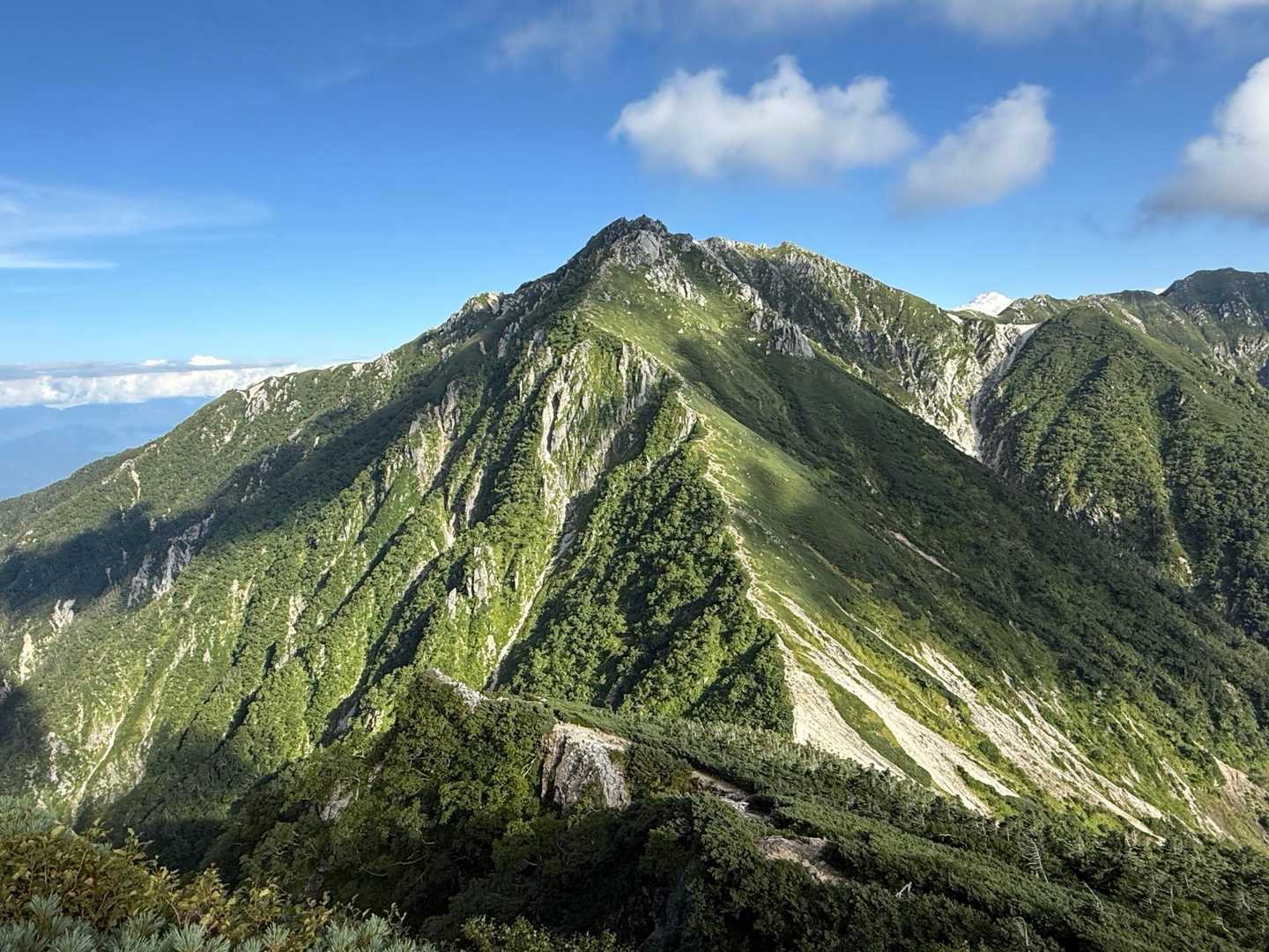 こちらからの空木岳がまたカッコいい👍