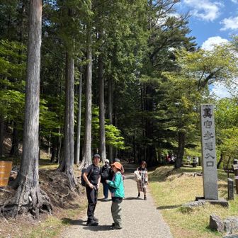 奥宮(妙法ヶ岳1,329m)へスタート！