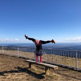 駐車場が1番景色いい（笑）
でも1番寒い🥶