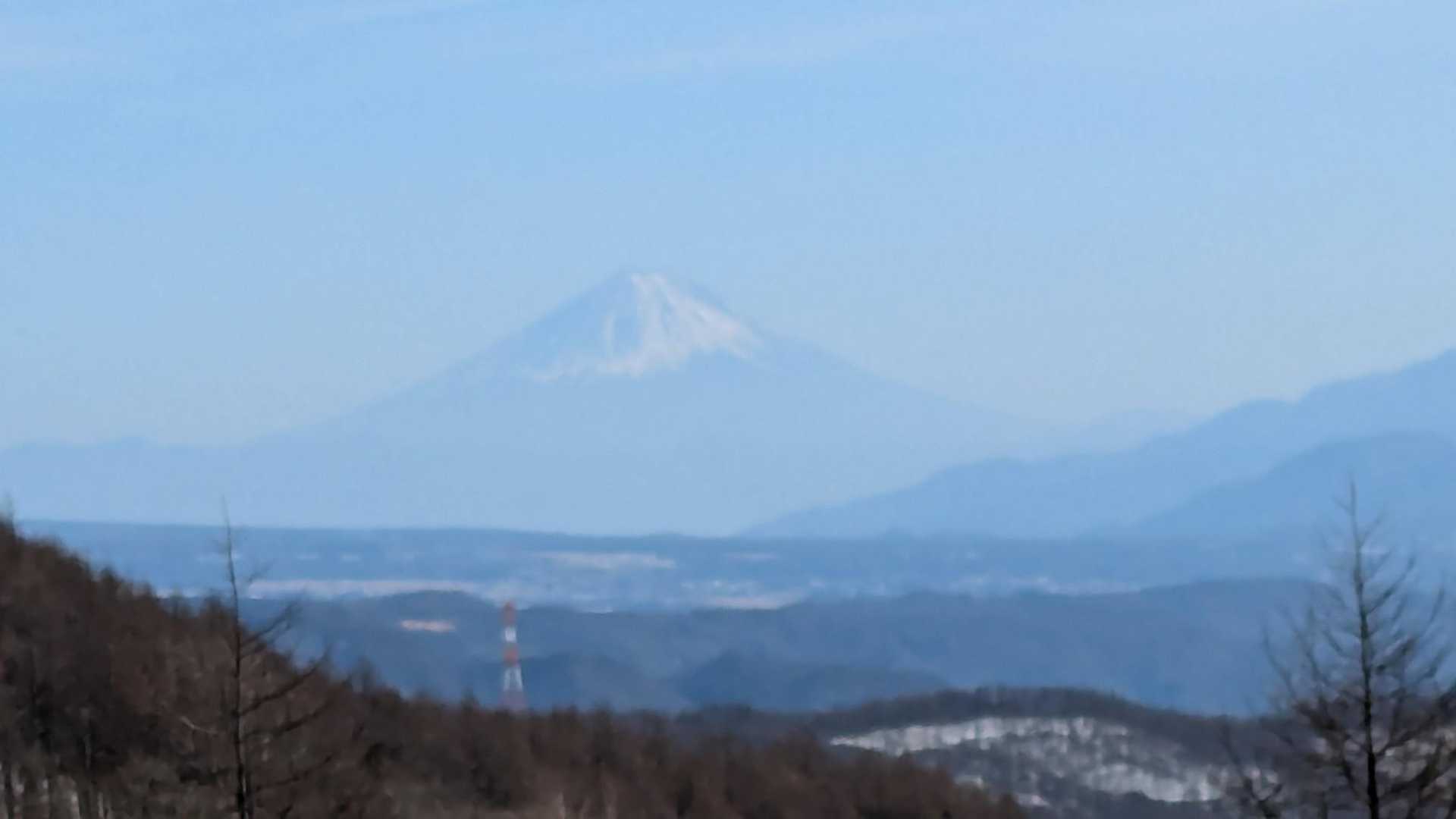 ラストに霞んでしまったけど富士山